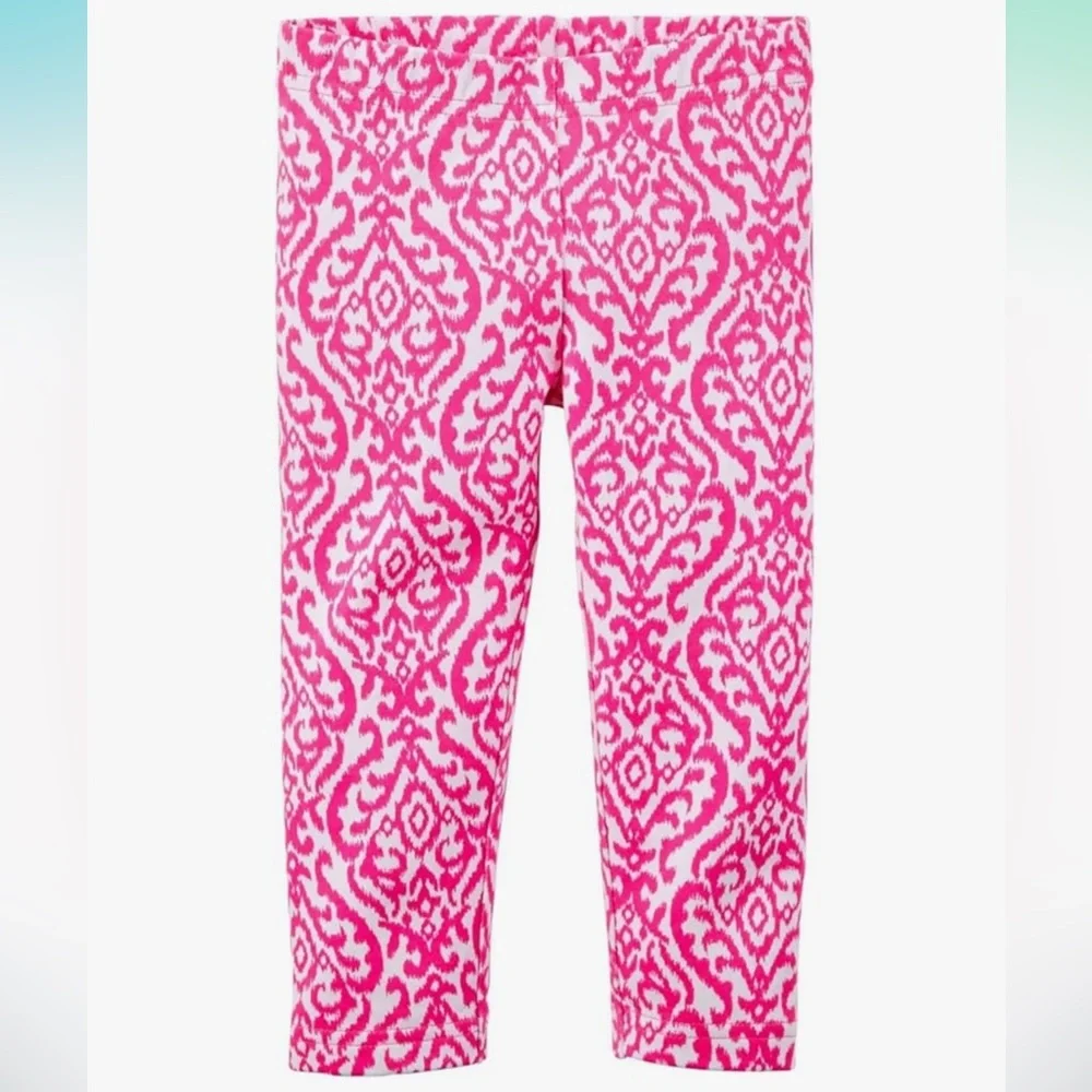 NWT • Carter's • Pink Pattern Bundle • Single Legging x 3 • 236G164 • Size 6M •